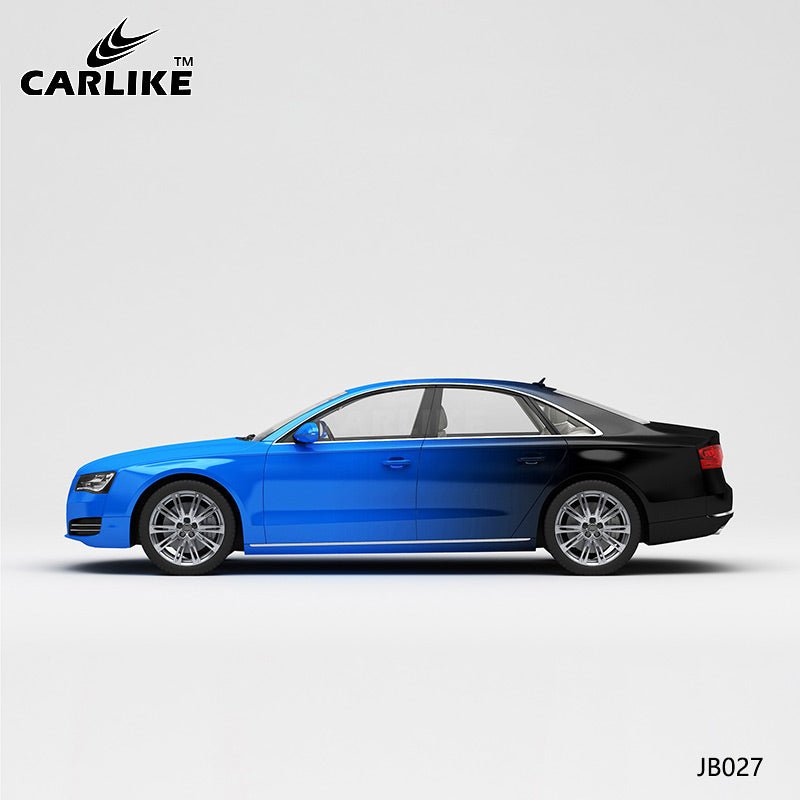 CARLIKE CL-JB027 Blue To Black High-precision Printing Customized Car Vinyl Wrap - CARLIKE WRAP