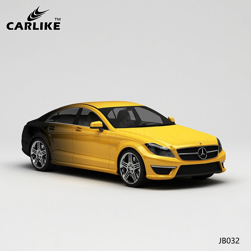 CARLIKE CL-JB032 Yellow To Black High-precision Printing Customized Car Vinyl Wrap - CARLIKE WRAP