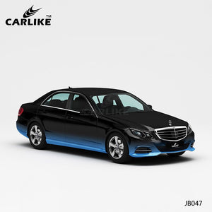 CARLIKE CL-JB047 Envoltura de vinilo para automóvil personalizada con impresión de alta precisión negro-azul