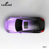 CARLIKE CL-JB051 Purple To Black High-precision Printing Customized Car Vinyl Wrap - CARLIKE WRAP