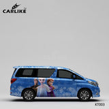CARLIKE CL-KT003 Pattern Frozen High-precision Printing Customized Car Vinyl Wrap - CARLIKE WRAP