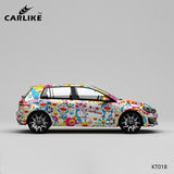 CARLIKE CL-KT018 Pattern Sunflower Doraemon High-precision Printing Customized Car Vinyl Wrap - CARLIKE WRAP