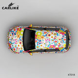 CARLIKE CL-KT018 Pattern Sunflower Doraemon High-precision Printing Customized Car Vinyl Wrap - CARLIKE WRAP