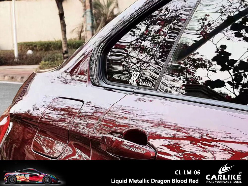 CARLIKE CL-LM-06 Liquid Metallic Dragon Blood Red Vinyl - CARLIKE WRAP
