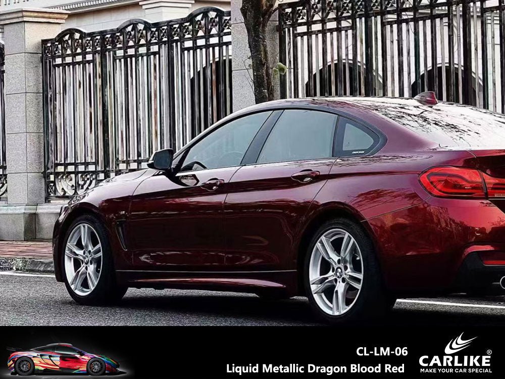 CARLIKE CL-LM-06 Liquid Metallic Dragon Blood Red Vinyl - CARLIKE WRAP