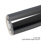 CARLIKE CL-LM-10P Liquid Metallic Agate Grey Vinyl PET Liner - CARLIKE WRAP