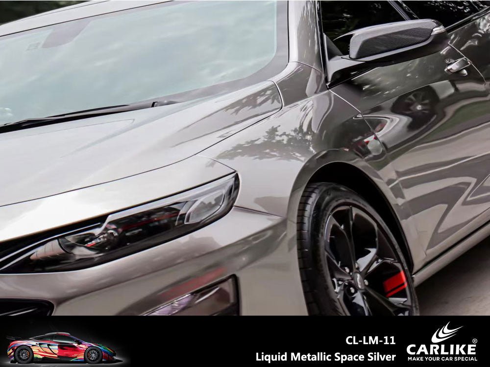 CARLIKE CL-LM-11 Liquid Metallic Space Silver Vinyl - CARLIKE WRAP