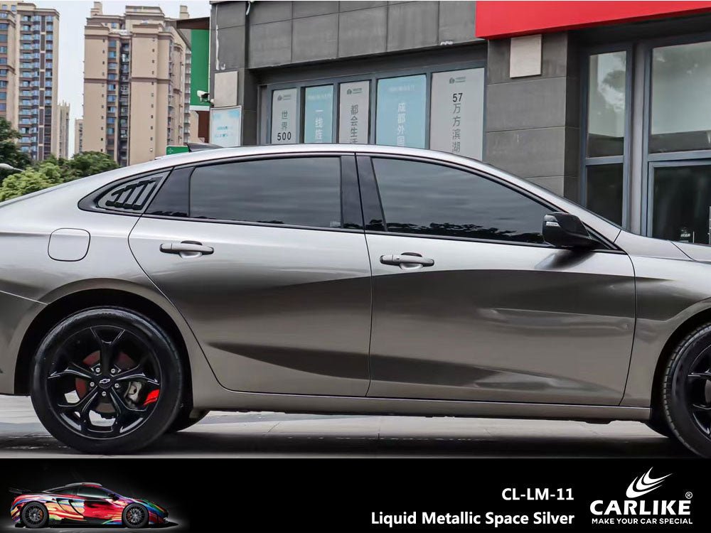 CARLIKE CL-LM-11 Liquid Metallic Space Silver Vinyl - CARLIKE WRAP