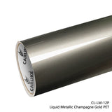 CARLIKE CL-LM-12P Liquid Metallic Champagne Gold Vinyl PET Liner - CARLIKE WRAP