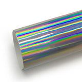 CARLIKE CL-LS-02 Chrome Laser Neo Holographic Silver Vinyl - CARLIKE WRAP