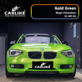CARLIKE CL-MC-04 Magic Chameleon Gold Green Vinyl - CARLIKE WRAP