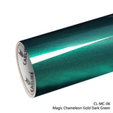 CARLIKE CL-MC-06 Magic Chameleon Gold Dark Green Vinyl - CARLIKE WRAP