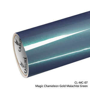 CARLIKE CL-MC-07 Magic Chameleon Gold Malachite Green Vinyl - CARLIKE WRAP