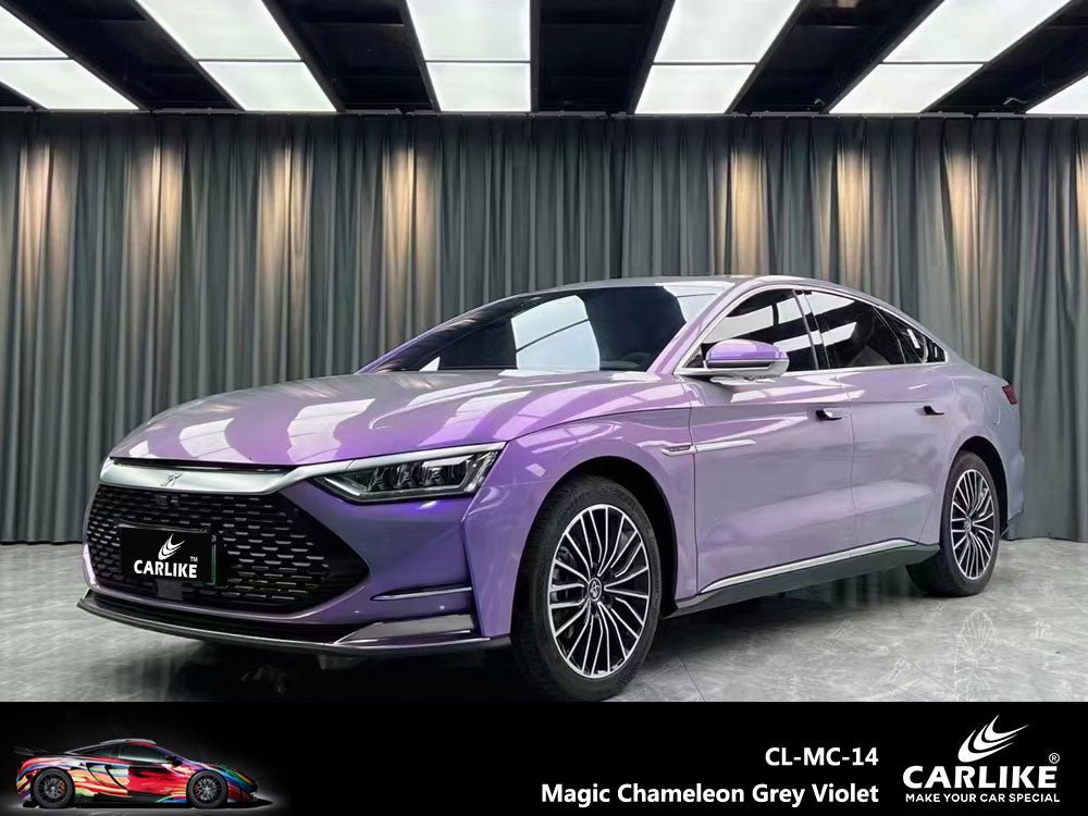 Magic Chameleon Grey Violet Vinyl Wrapping