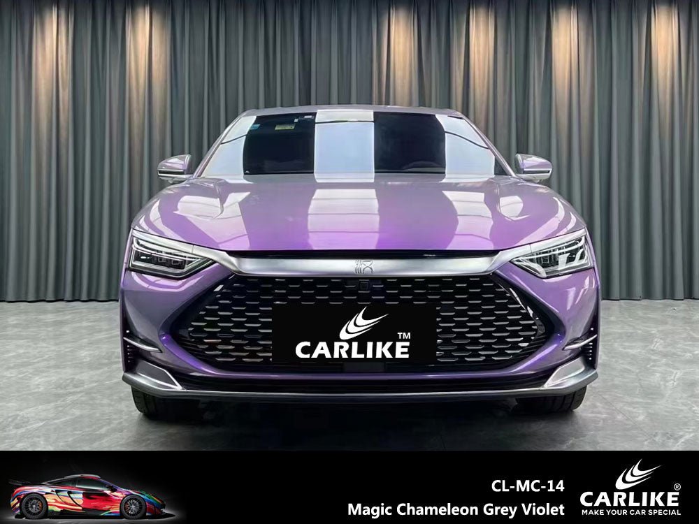 CARLIKE CL-MC-14 Magic Chameleon Grey Violet Vinyl - CARLIKE WRAP