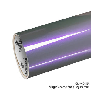 CARLIKE CL-MC-15 Magic Chameleon Grey Purple Vinyl - CARLIKE WRAP