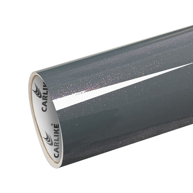 CARLIKE CL-MD-04 Chameleon Diamond Magic Gloss Grey Red Vinyl - CARLIKE WRAP