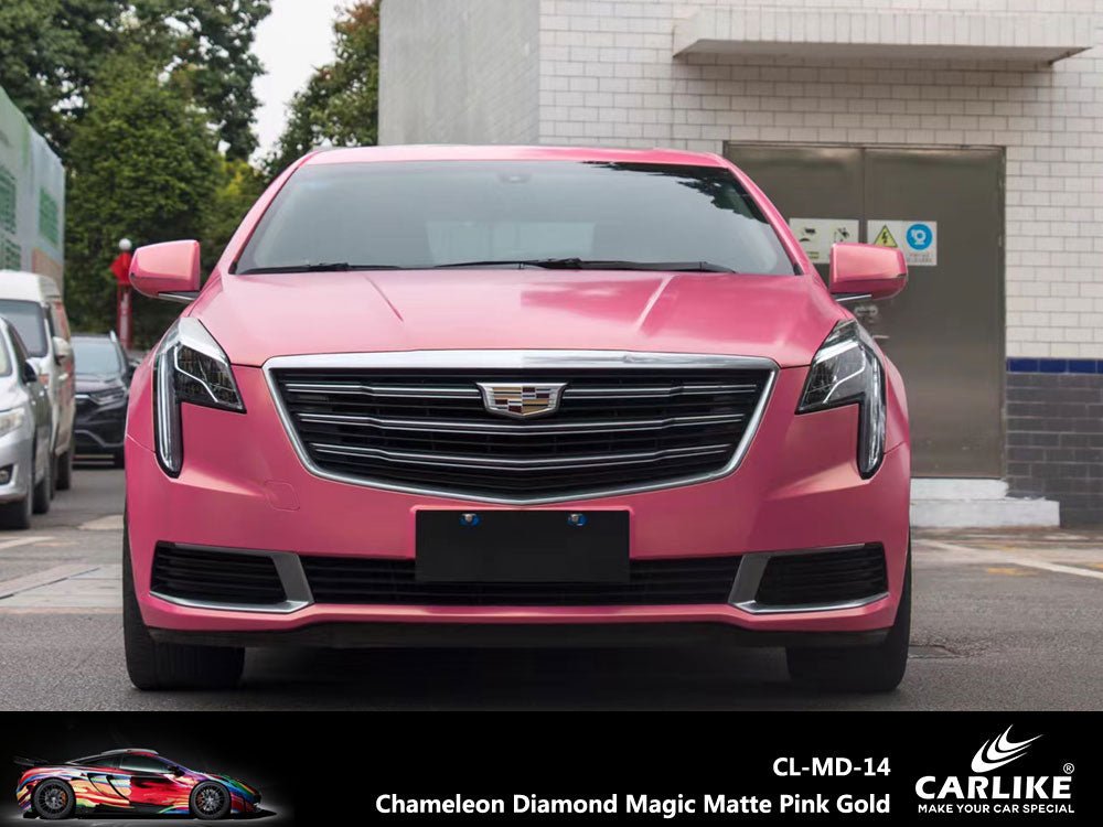 Chameleon Diamond Magic Matte Pink Gold Vinyl Rolls