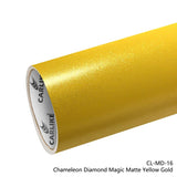 CARLIKE CL-MD-16 Chameleon Diamond Magic Matte Yellow Gold Vinyl - CARLIKE WRAP