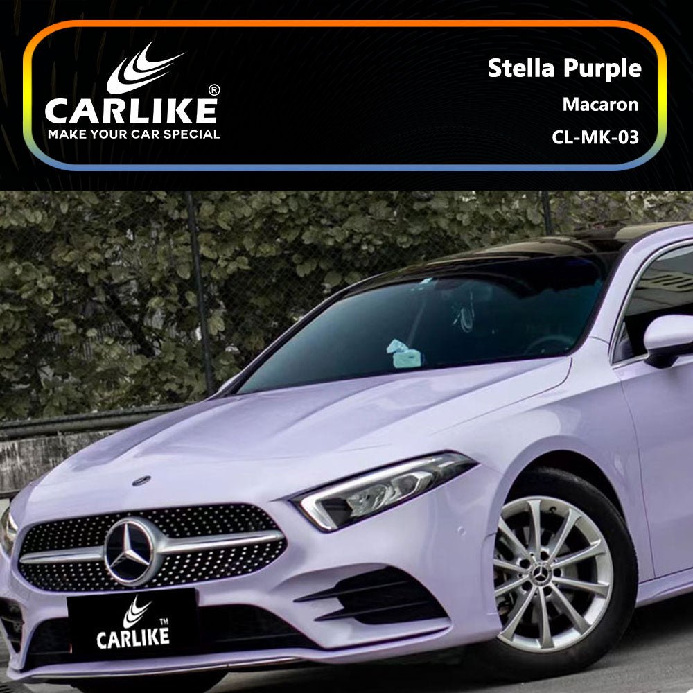 CARLIKE CL-MK-03 Macaron Stella Purple Vinyl - CARLIKE WRAP
