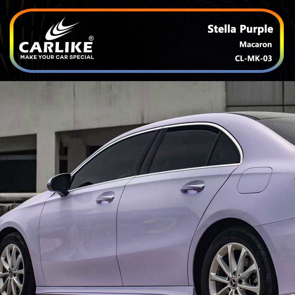 CARLIKE CL-MK-03 Macaron Stella Purple Vinyl - CARLIKE WRAP