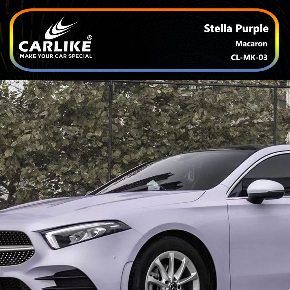 CARLIKE CL-MK-03 Macaron Stella Purple Vinyl - CARLIKE WRAP