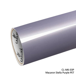 CARLIKE CL-MK-03P Macaron Stella Purple Vinyl (PET Air Release Paper) - CARLIKE WRAP