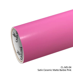CARLIKE CL-MS-04 Satin Ceramic Matte Barbie Pink Vinyl - CARLIKE WRAP