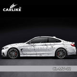 CARLIKE CL-MV-02 Printed Marble White Vinyl Car Wrap - CARLIKE WRAP