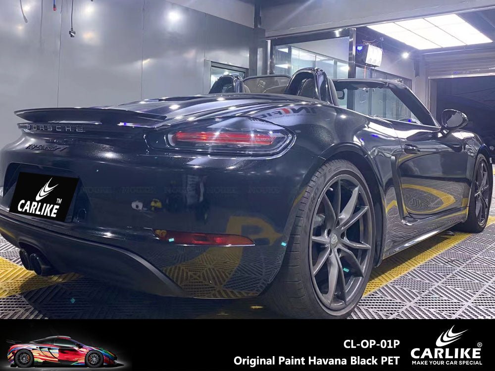 CARLIKE CL-OP-01P Original Paint Havana Black Vinyl PET Liner - CARLIKE WRAP