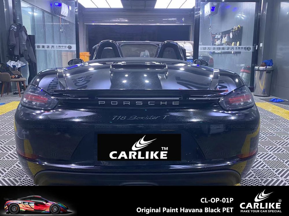 CARLIKE CL-OP-01P Original Paint Havana Black Vinyl PET Liner - CARLIKE WRAP