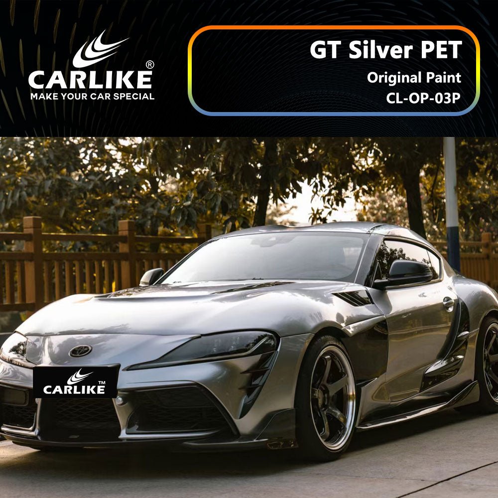 CARLIKE CL-OP-03P Original Paint GT Silver Vinyl PET Liner - CARLIKE WRAP