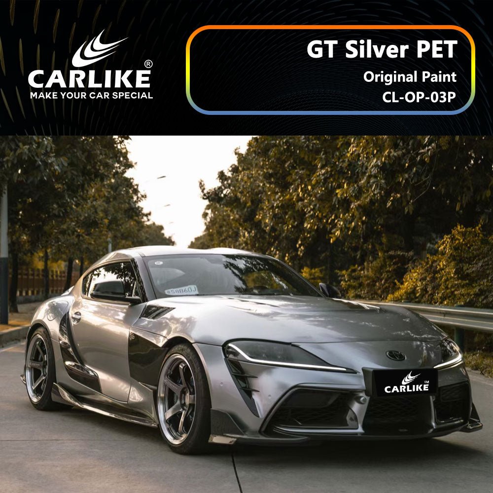 CARLIKE CL-OP-03P Original Paint GT Silver Vinyl PET Liner - CARLIKE WRAP