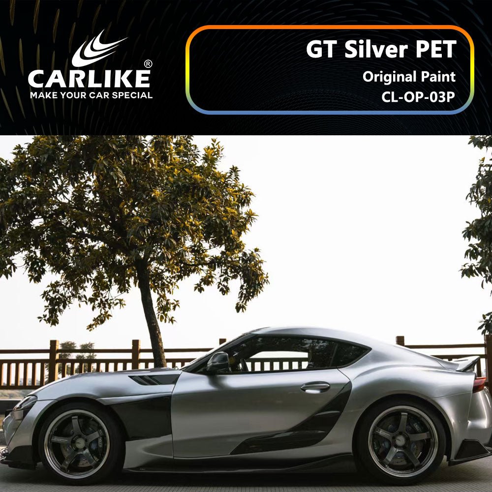 CARLIKE CL-OP-03P Original Paint GT Silver Vinyl PET Liner - CARLIKE WRAP