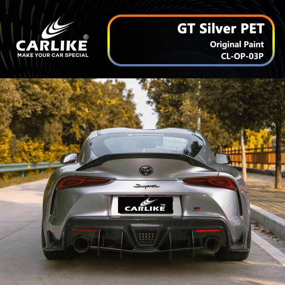 CARLIKE CL-OP-03P Original Paint GT Silver Vinyl PET Liner - CARLIKE WRAP
