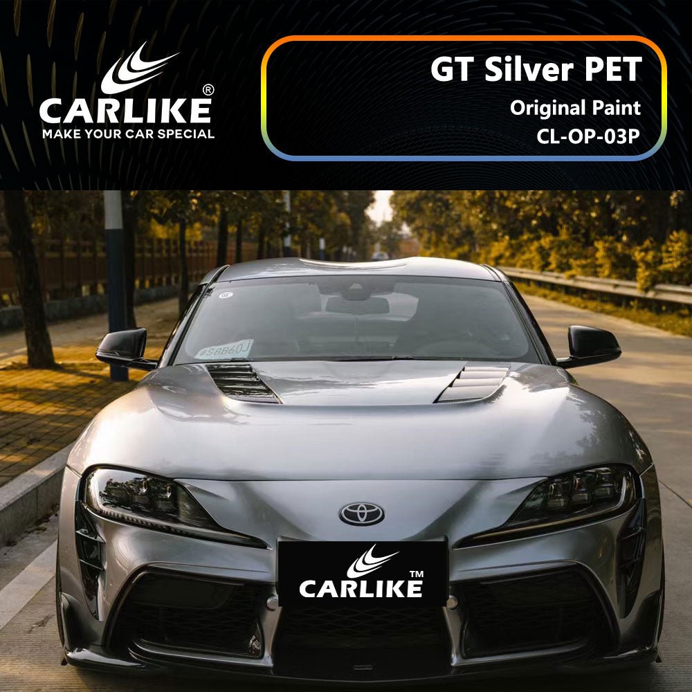 CARLIKE CL-OP-03P Original Paint GT Silver Vinyl PET Liner - CARLIKE WRAP