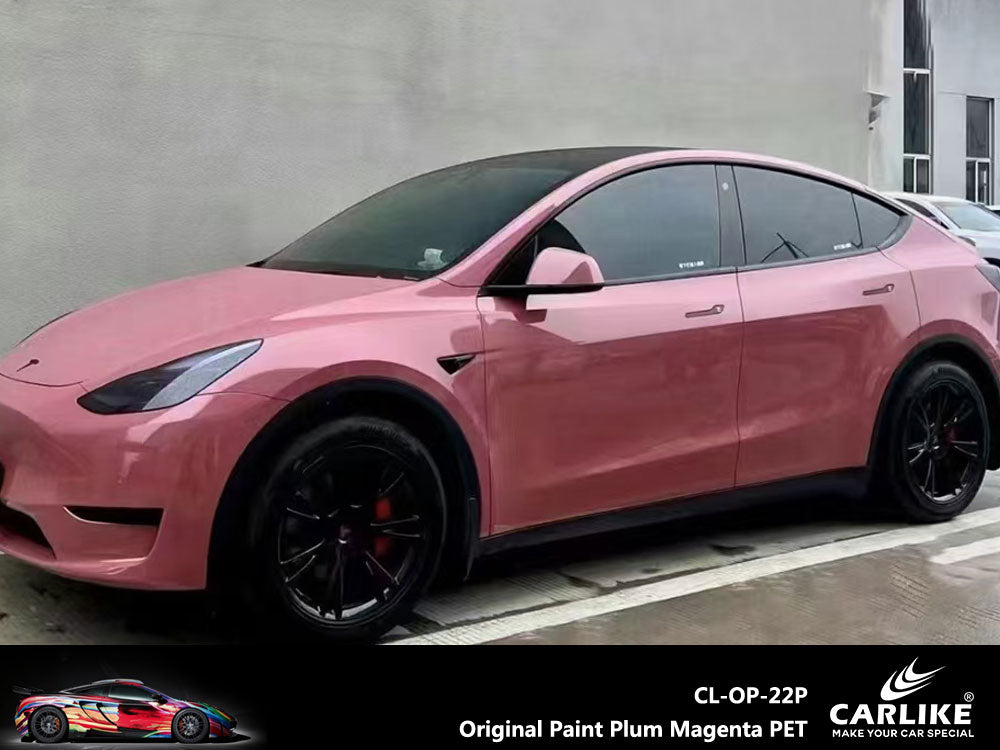 CARLIKE CL-OP-22P Original Paint Plum Magenta Vinyl PET Liner - CARLIKE WRAP