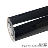CARLIKE CL-OP-24P Original Paint Blue Crystal Black PET Vinyl PET Liner - CARLIKE WRAP