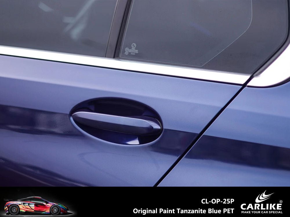 CARLIKE CL-OP-25P Original Paint Tanzanite Blue Vinyl PET Liner - CARLIKE WRAP