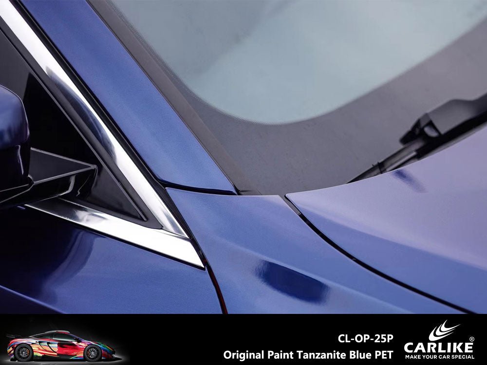 CARLIKE CL-OP-25P Original Paint Tanzanite Blue Vinyl PET Liner - CARLIKE WRAP