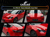 CARLIKE CL-PM-07P Paint Metallic Soul Red Vinyl PET Liner - CARLIKE WRAP