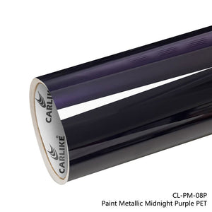 CARLIKE CL-PM-08P Paint Metallic Midnight Purple Vinyl PET Liner - CARLIKE WRAP