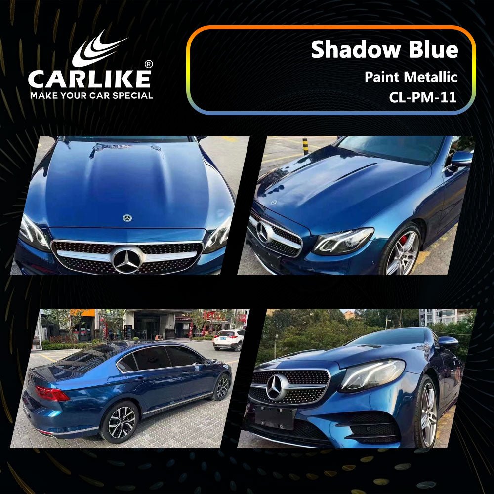 CARLIKE CL-PM-11 Paint Metallic Shadow Blue Vinyl - CARLIKE WRAP