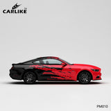 CARLIKE CL-PM010 Red and Black Splash-ink High-precision Printing Customized Car Vinyl Wrap - CARLIKE WRAP