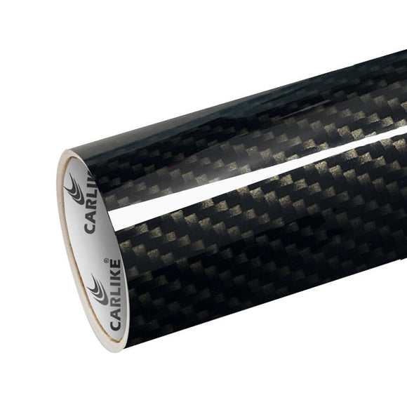 Gå igennem fløjl madlavning Real Carbon Fiber Gloss Gold/Black PET Car Wrap Supplier – CARLIKE WRAP