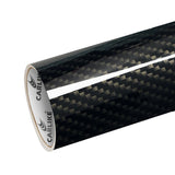 CARLIKE CL-RCF-01P Simulation Carbon Fiber Gloss Gold/Black Vinyl (PET Air Release Paper) - CARLIKE WRAP