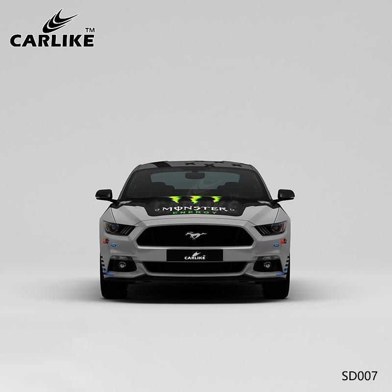 CARLIKE CL-SD007 Pattern Ghost Claw Track Painting High-precision Printing Customized Car Vinyl Wrap - CARLIKE WRAP