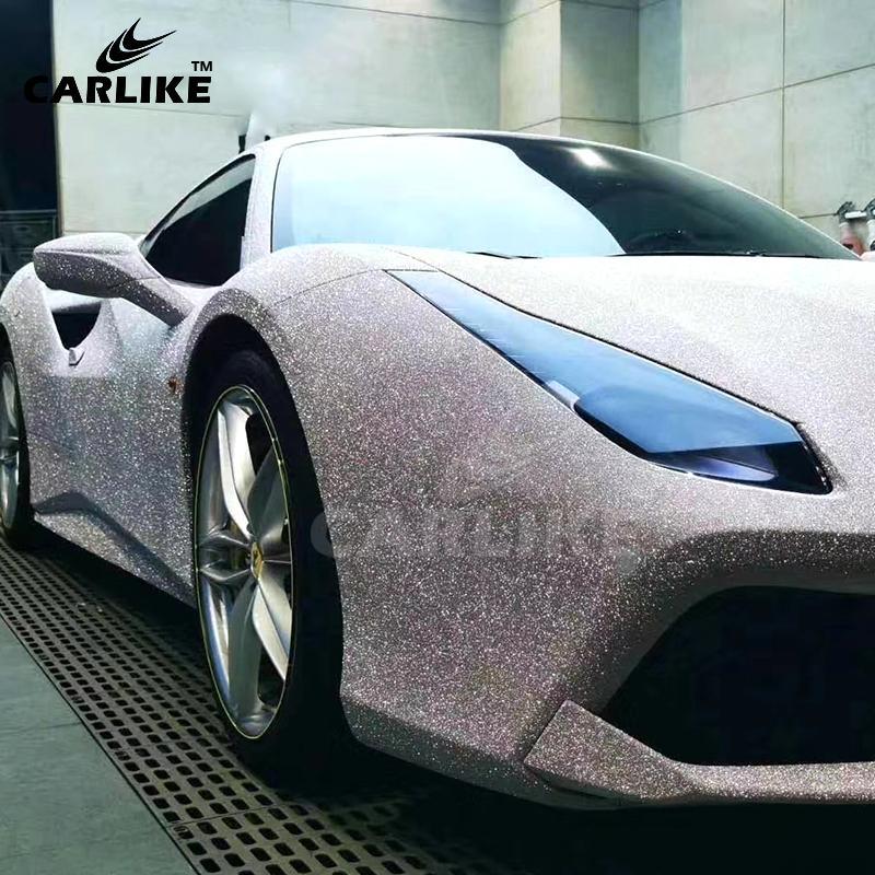 CARLIKE CL-SGD-03 Super Glitter Diamond Stone Grey Vinyl - CARLIKE WRAP