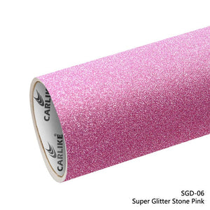 CARLIKE CL-SGD-06 Super Glitter Diamond Stone Pink Vinyl - CARLIKE WRAP