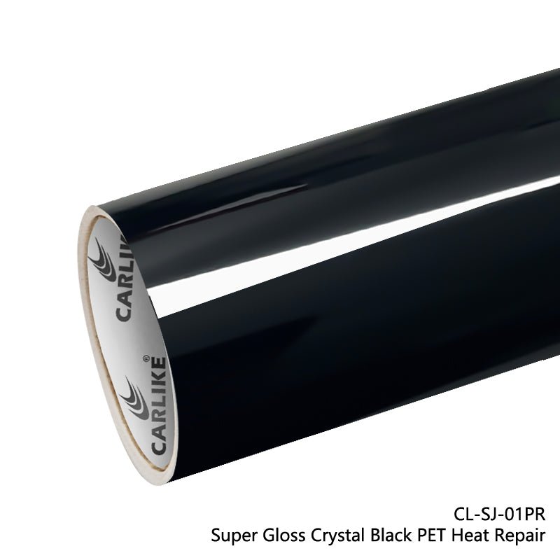 Super Gloss Crystal Black Heat Repair Vinyl PET Liner Wholesale Price